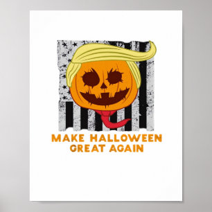 Usa Make Halloween Great Again Funny Classic Poster