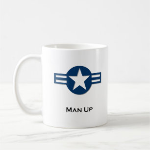 USA Man Up blue Coffee Mug