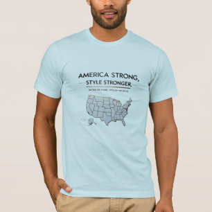 USA Map Graphic Tee – America Strong, Style Strong