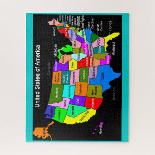 USA Map Jigsaw Puzzle