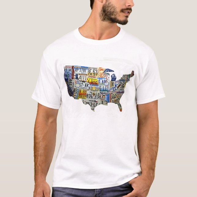 USA Map T-Shirt (Front)