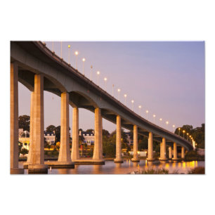 USA, Maryland, Annapolis. Severn River bidge, Photo Print
