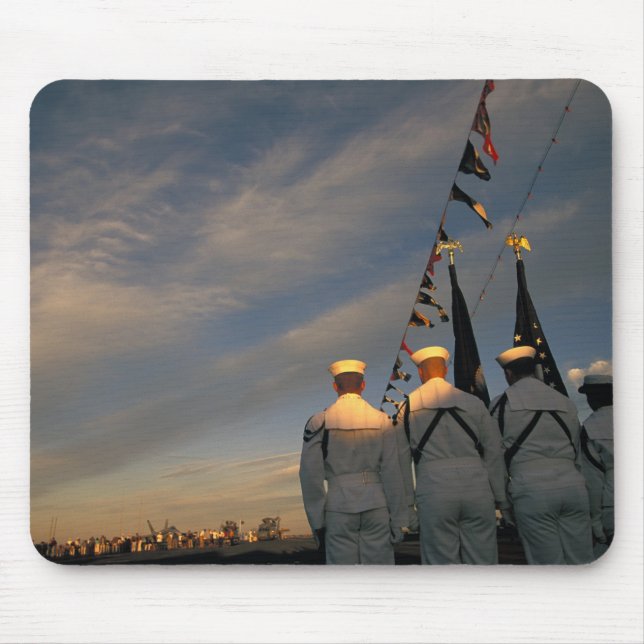 USA, Massachusettes, Boston. US Navy Colour Mouse Mat (Front)