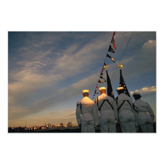 USA, Massachusettes, Boston. US Navy Colour Photo Print (Front)