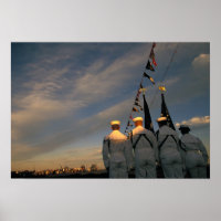 USA, Massachusettes, Boston. US Navy Colour