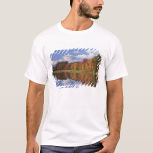USA, Massachusetts, Acton. Reflection of autumn T-Shirt