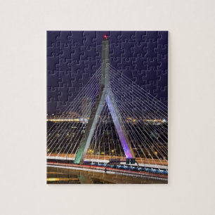 USA, Massachusetts, Boston. Leonard Zakim Jigsaw Puzzle