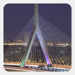 USA, Massachusetts, Boston. Leonard Zakim Square Sticker