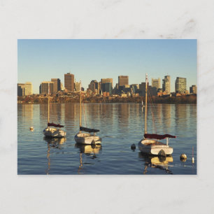 USA, Massachusetts, Boston skyline 3 Postcard