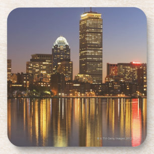 USA, Massachusetts, Boston skyline at dusk 2 Coaster