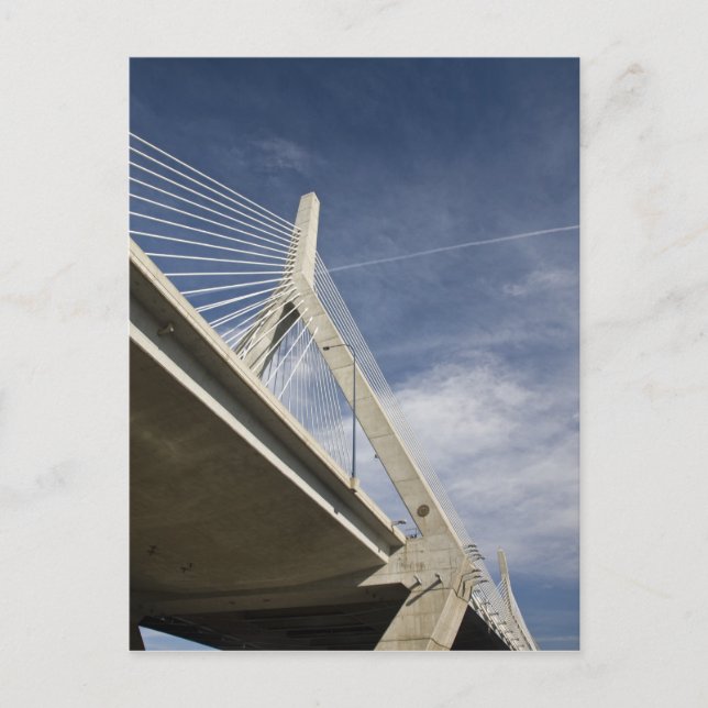 USA, Massachusetts, Boston. The Zakim Bridge. Postcard (Front)