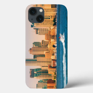 USA, Massachusetts. Boston Waterfront Panorama iPhone 13 Case