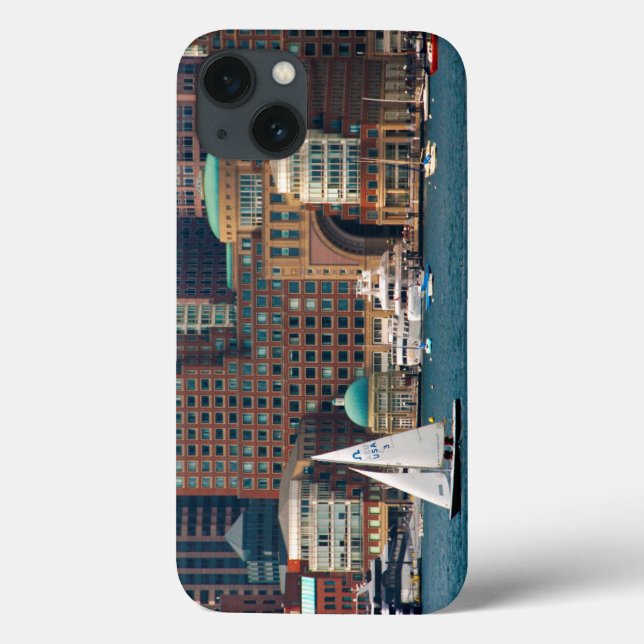 USA, Massachusetts. Boston Waterfront Skyline 2 Case-Mate iPhone Case (Back)