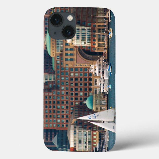 USA, Massachusetts. Boston Waterfront Skyline 2 Case-Mate iPhone Case (Back)
