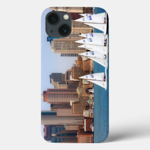USA, Massachusetts. Boston Waterfront Skyline 4 iPhone 13 Case