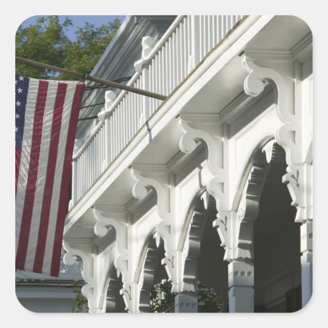 USA, MASSACHUSETTS, Martha's Vineyard: Square Sticker (Front)