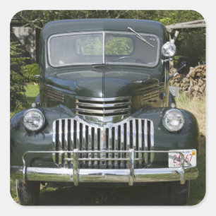 USA, MASSACHUSETTS, Martha's Vineyard: West 4 Square Sticker