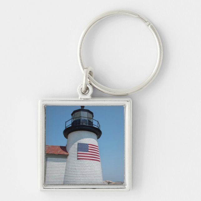 USA, Massachusetts, Nantucket. Brant Point Key Ring (Front)