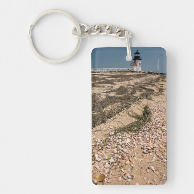 USA, Massachusetts, Nantucket. Shell Key Ring (Front)