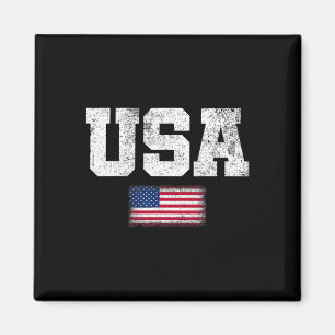 Usa Men Women Patriotic American Us Flag July 4th Magnet