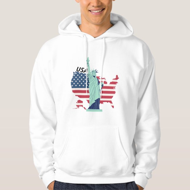 USA Men's Hoodies (Front)