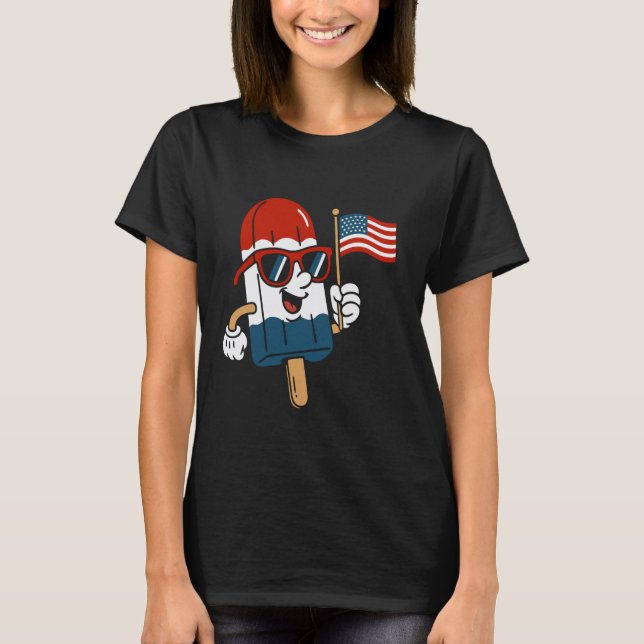 USA 'Merica 4th of July Men Women Kids Funny Patri T-Shirt (Front)