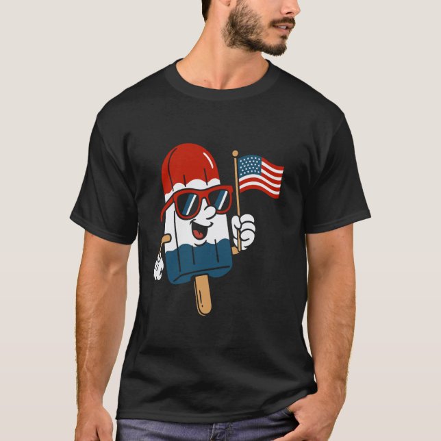 USA 'Merica 4th of July Men Women Kids Funny Patri T-Shirt (Front)