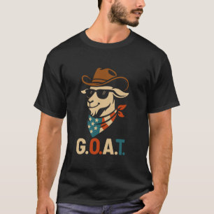 USA Merica Goat 4th of July Men Women Kids Funny P T-Shirt