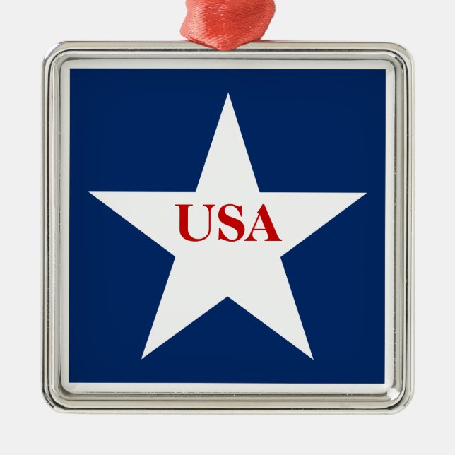 USA METAL TREE DECORATION (Front)
