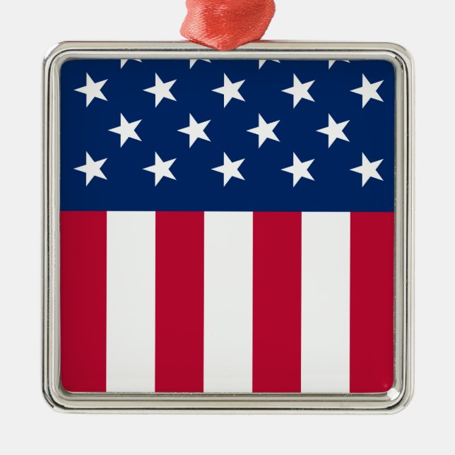USA METAL TREE DECORATION (Front)