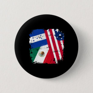 Usa Mexico Honduras Flags 6 Cm Round Badge