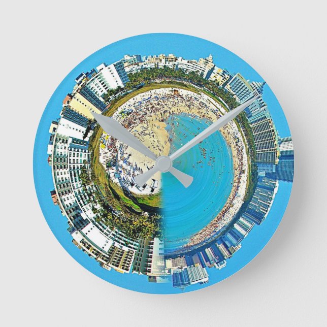 usa miami florida  round clock (Front)