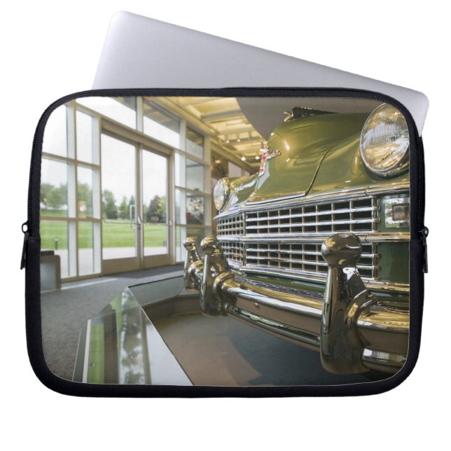 USA, Michigan, Auburn Hills: Walter P. Crysler Laptop Sleeve (Front)