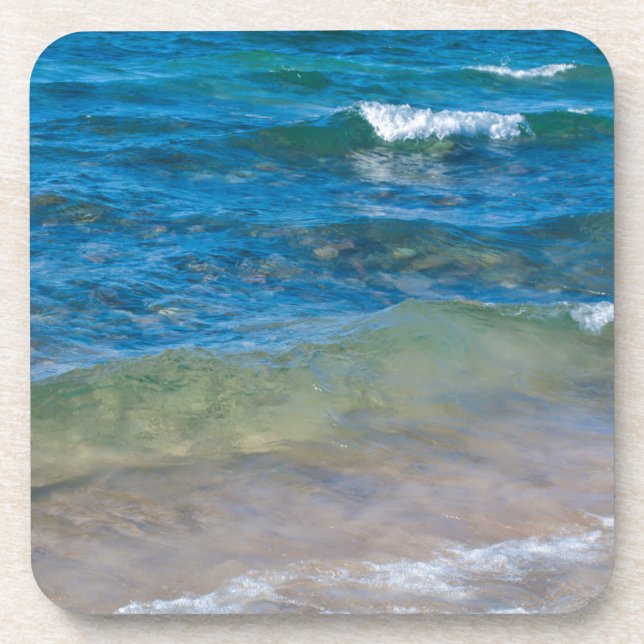 USA, Michigan. Clear Waters Of Lake Superior Coaster (Front)