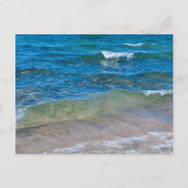 USA, Michigan. Clear Waters Of Lake Superior Postcard (Front)