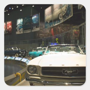 USA, Michigan, Detroit: Ford Rouge Factory Tour, Square Sticker