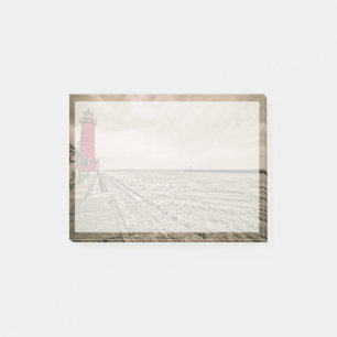 USA, Michigan, Grand Haven Lighthouse Post-it Notes