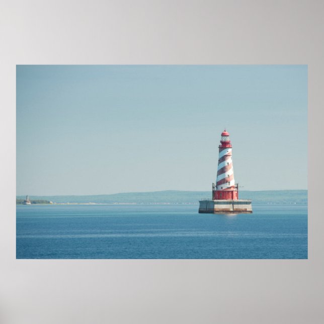 USA, Michigan, Great Lakes, Lake Michigan Poster (Front)