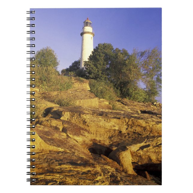 USA, Michigan, Lake Huron. Pointe Aux Barques Notebook (Front)