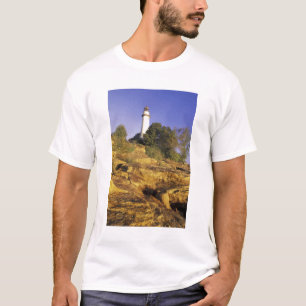 USA, Michigan, Lake Huron. Pointe Aux Barques T-Shirt
