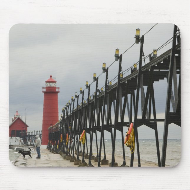 USA, Michigan, Lake Michigan Shore, Grand Haven: Mouse Mat (Front)