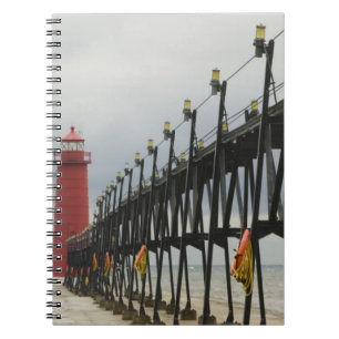 USA, Michigan, Lake Michigan Shore, Grand Haven: Notebook