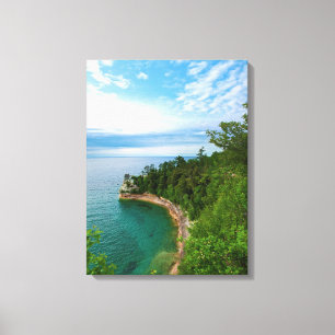 USA, Michigan. Miner's Castle Rock Formation 3 Canvas Print