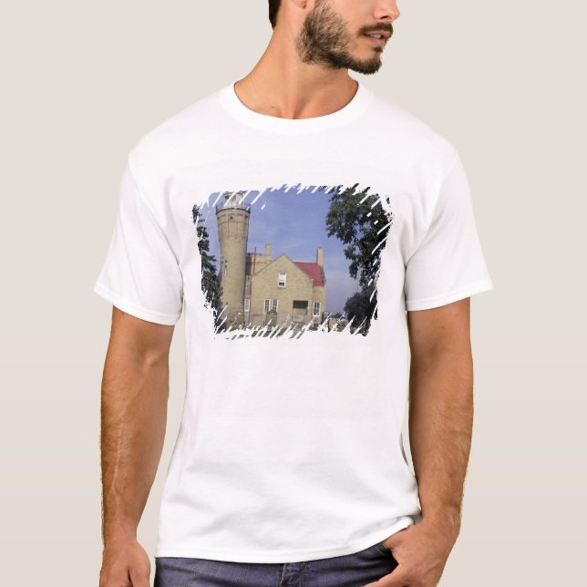 USA, Michigan Old Mackinac Point Lighthouse T-Shirt (Front)