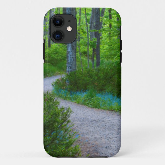 USA, Michigan. Path Thru The Woods Case-Mate iPhone Case (Back)