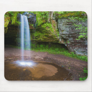 USA, Michigan. Scott's Falls In Upper Michigan Mouse Mat