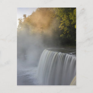 USA, Michigan, Upper Peninsula. Autumn sunrise Postcard