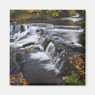 USA, Michigan, Upper Peninsula. Bond Falls and Magnet