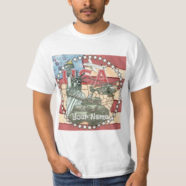 USA  Military t-shirt (Front)