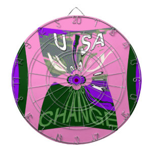 USA Millennial pink change vector Inspirational  Dartboard